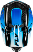 Werx R Flow Carbon Helmet Black Carbon/Blue/White Lg