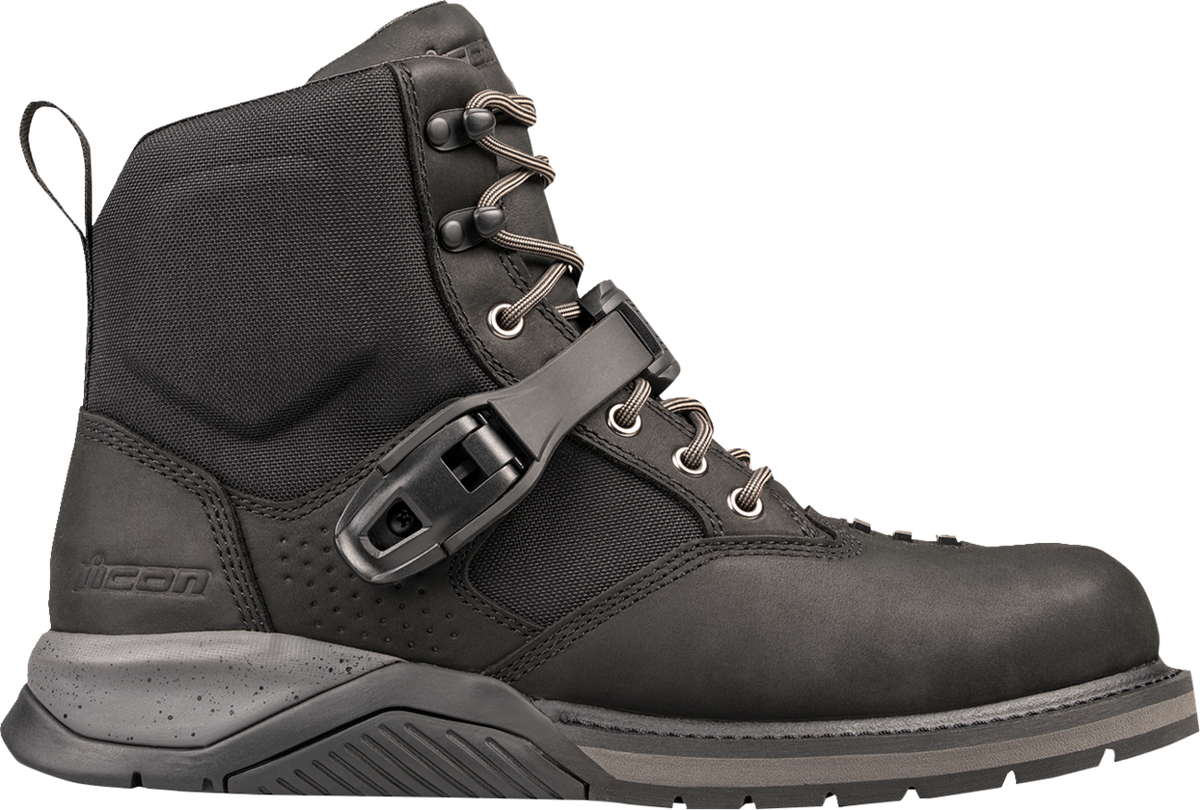 ICON SD6 Waterproof Boots - Black - US 10.5 3403-1346
