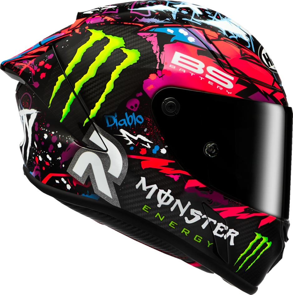 HJC RPHA 1N V2 Carbon Helmet - Funky Diablo - MC8 - XS FB27NUS3108V