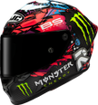 HJC RPHA 1N V2 Carbon Helmet - Funky Diablo - MC8 - Large FB27NUS6108V