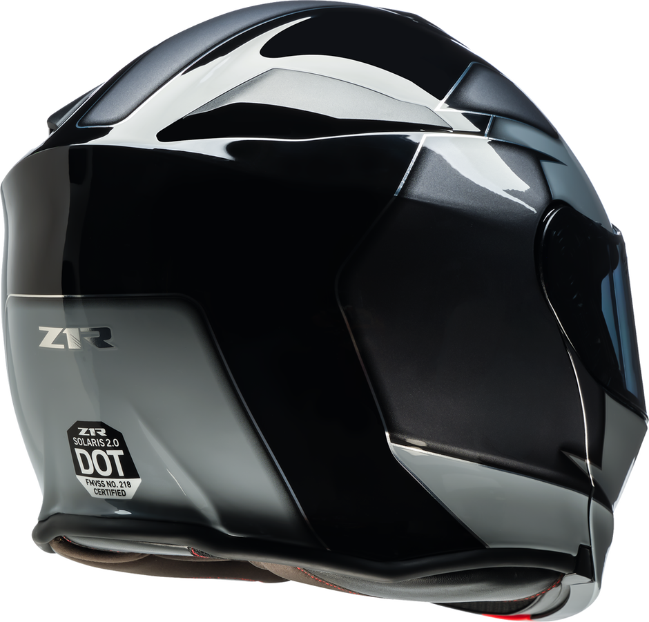 Z1R Solaris 2.0 Modular Helmet - Velocity - Black/Gray - XL 0100-3474