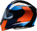 Z1R Solaris 2.0 Modular Helmet - Velocity - Black/Blue/Orange - 4XL 0100-3469
