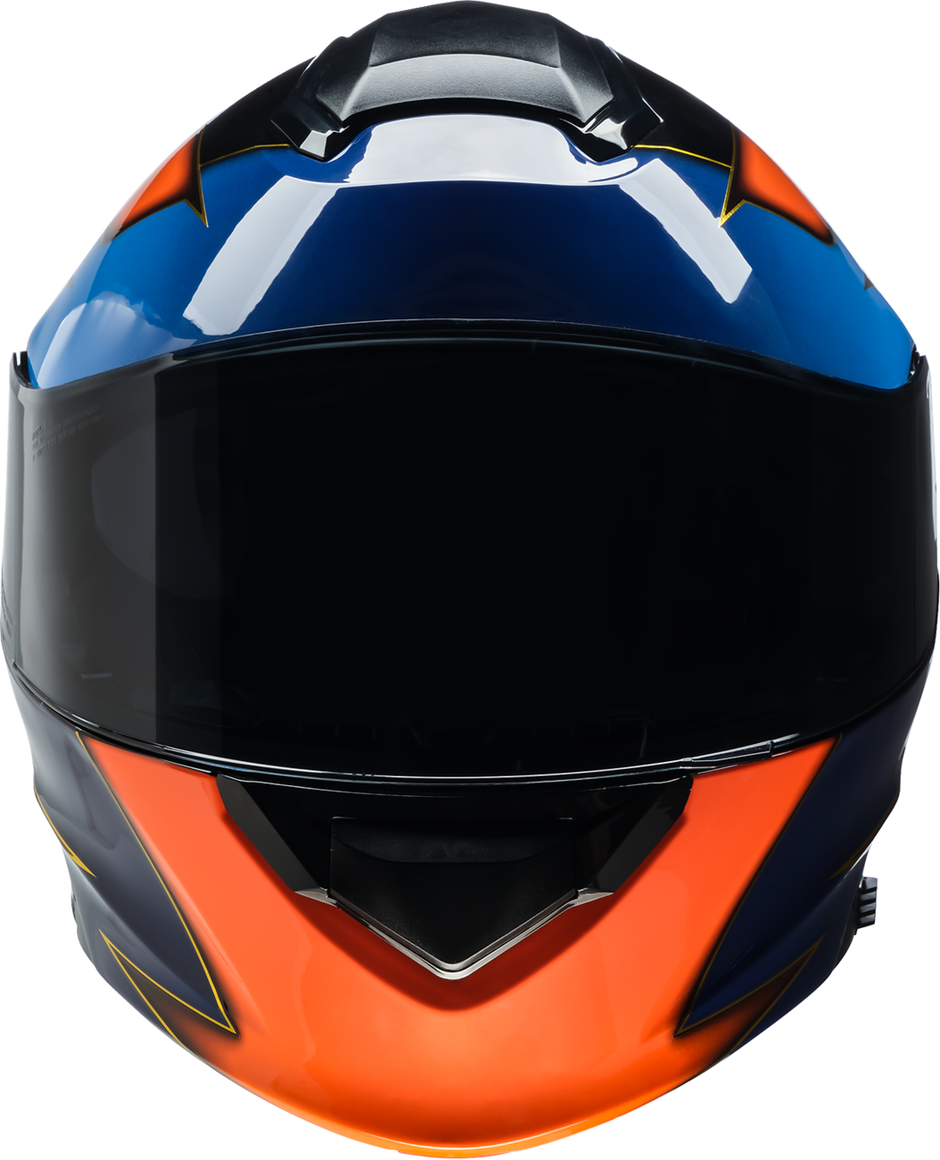 Z1R Solaris 2.0 Modular Helmet - Velocity - Black/Blue/Orange - 4XL 0100-3469