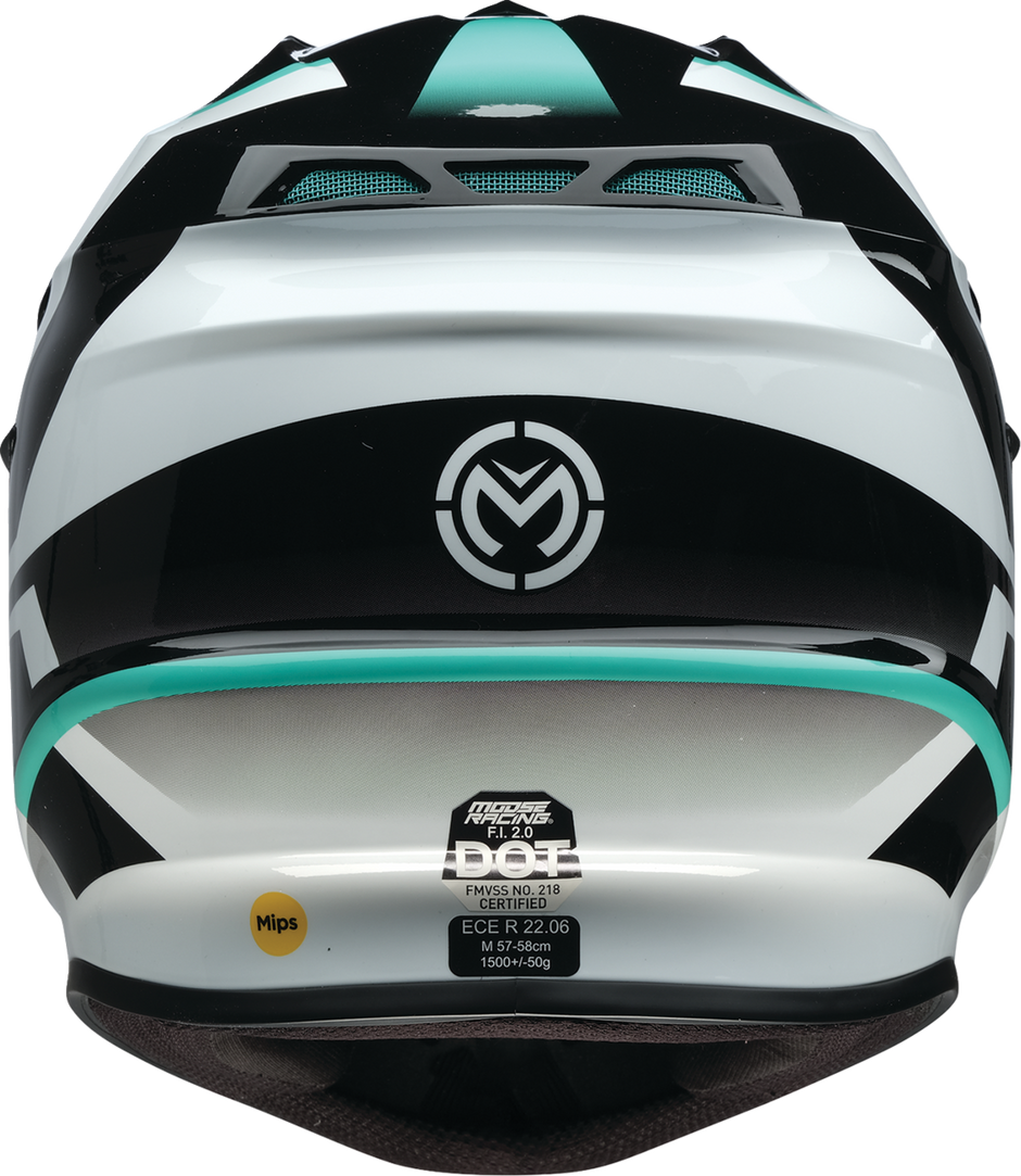 MOOSE OFFROAD F.I. 2.0 Helmet - Boreal - MIPS® - Mint - Medium 0110-9900