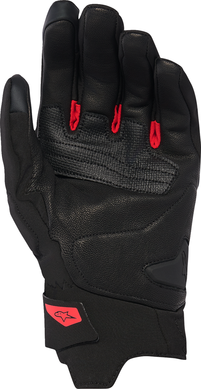 ALPINESTARS Faster V3 Plasma Drystar® Gloves - Black/Fluo Red - Small 3560227-1030-S