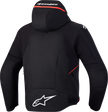 ALPINESTARS Zaca V2 Waterproof Jacket - Black/Red Fluo - Large 3201127-1030-L