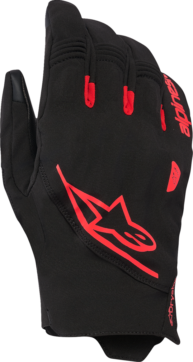 ALPINESTARS Faster V3 Plasma Drystar® Gloves - Black/Fluo Red - Large 3560227-1030-L