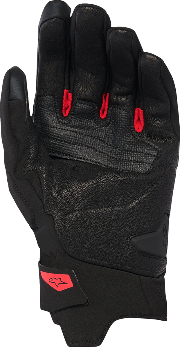 ALPINESTARS Faster V3 Plasma Drystar® Gloves - Black/Fluo Red - Large 3560227-1030-L