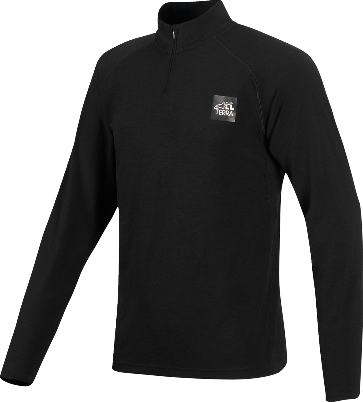 ALPINESTARS AT 8 Merino Long Sleeve Shirt - Black - Small 4750127-10-S