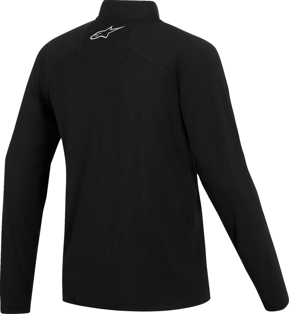 ALPINESTARS AT 8 Merino Long Sleeve Shirt - Black - Medium 4750127-10-M