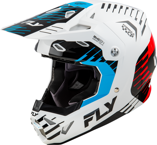 Formula Cp Slice Helmet White/Red/Cyan 2x
