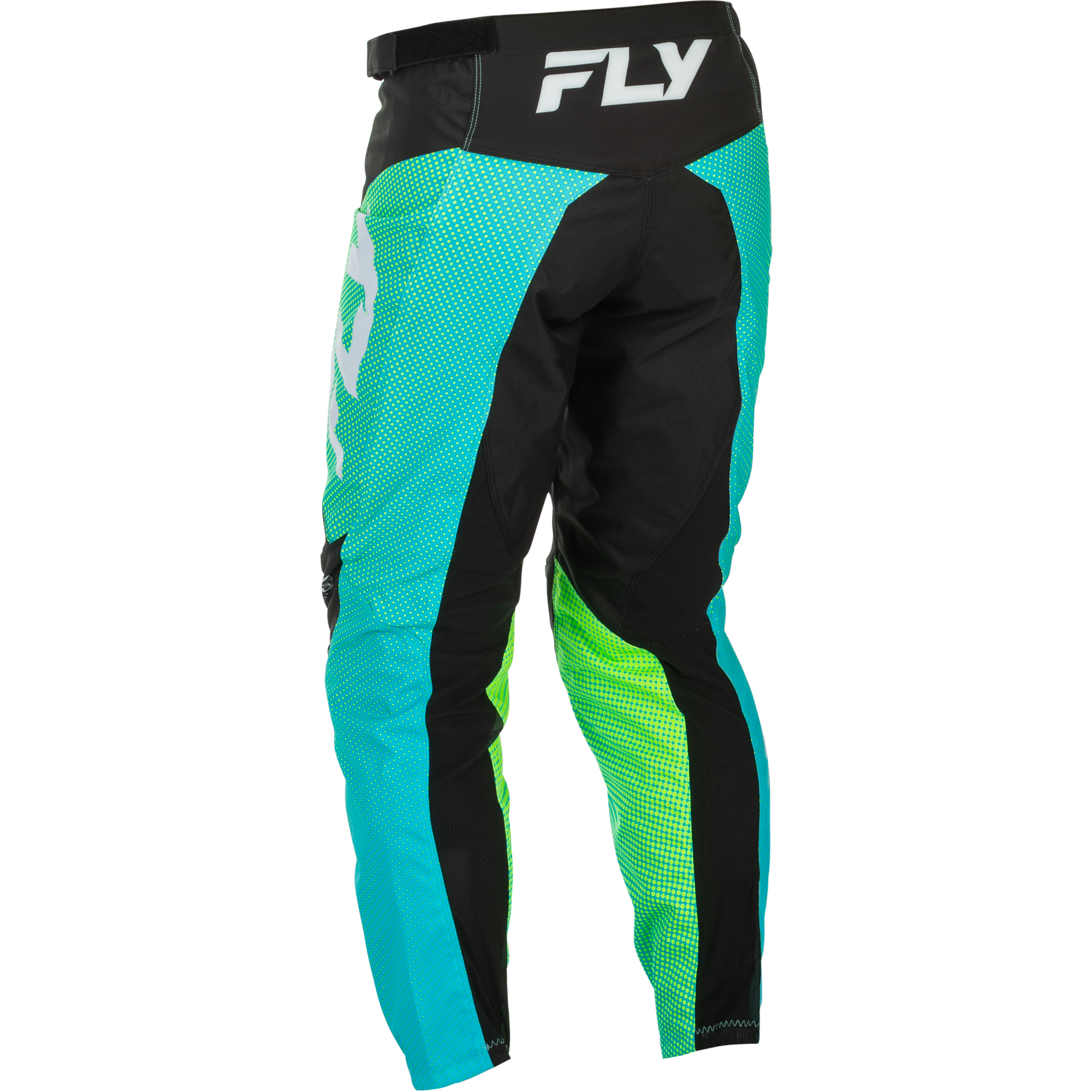 F 16 Pants Aqua/Black/White Sz 28