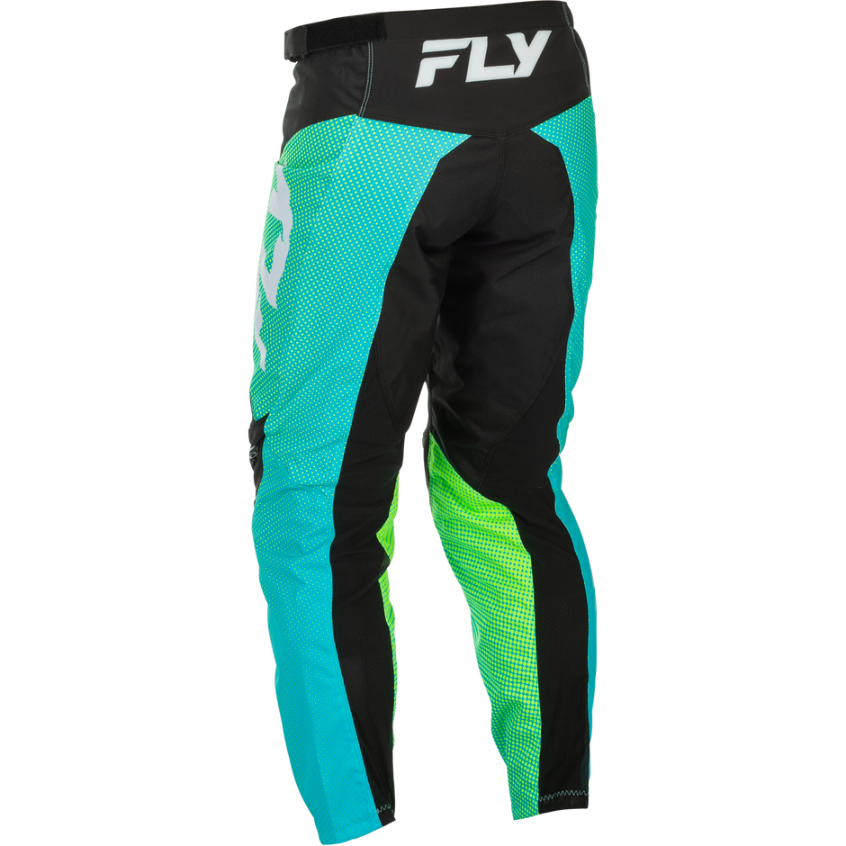 F 16 Pants Aqua/Black/White Sz 28