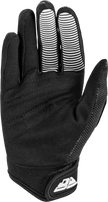Youth F 16 Gloves Black/White Y2xs