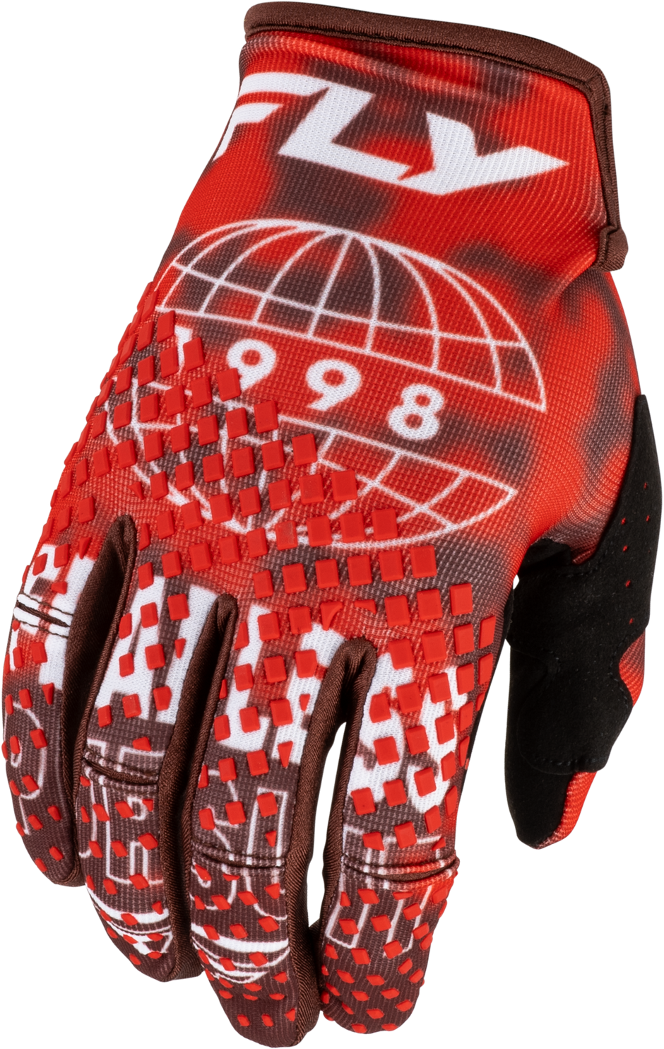 Youth Kinetic Blur Gloves Red/Maroon Ys
