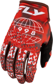 Youth Kinetic Blur Gloves Red/Maroon Ys