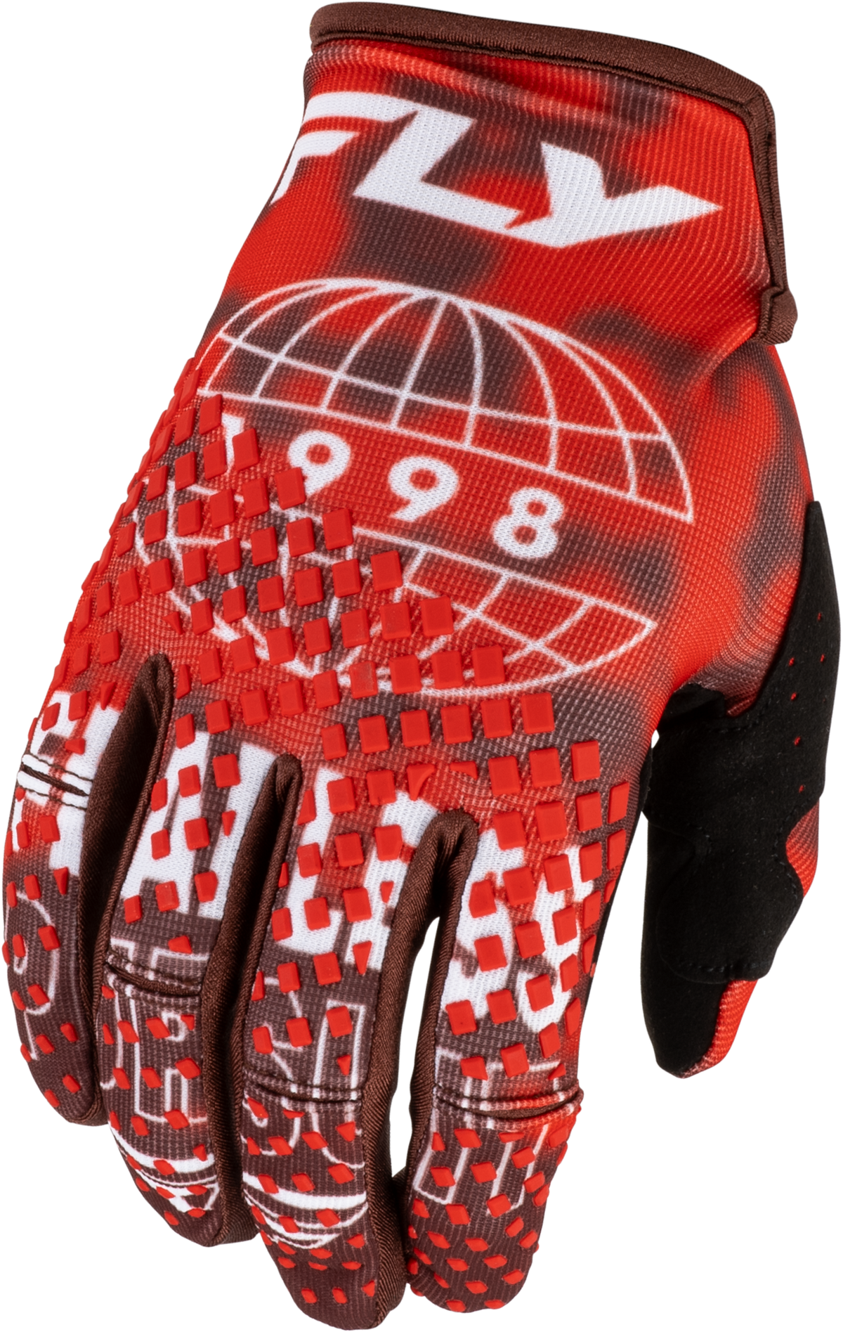 Youth Kinetic Blur Gloves Red/Maroon Ym