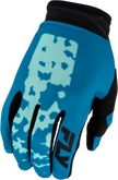 Girl's Lite Flake Gloves Aqua/Teal/Black Yl