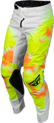 Kinetic Blur Pants White/Hi Vis/Orange Sz 40