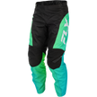 F 16 Pants Aqua/Black/White Sz 28