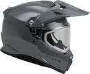 Trekker Cw Solid Helmet Elec Shld Grey Lg