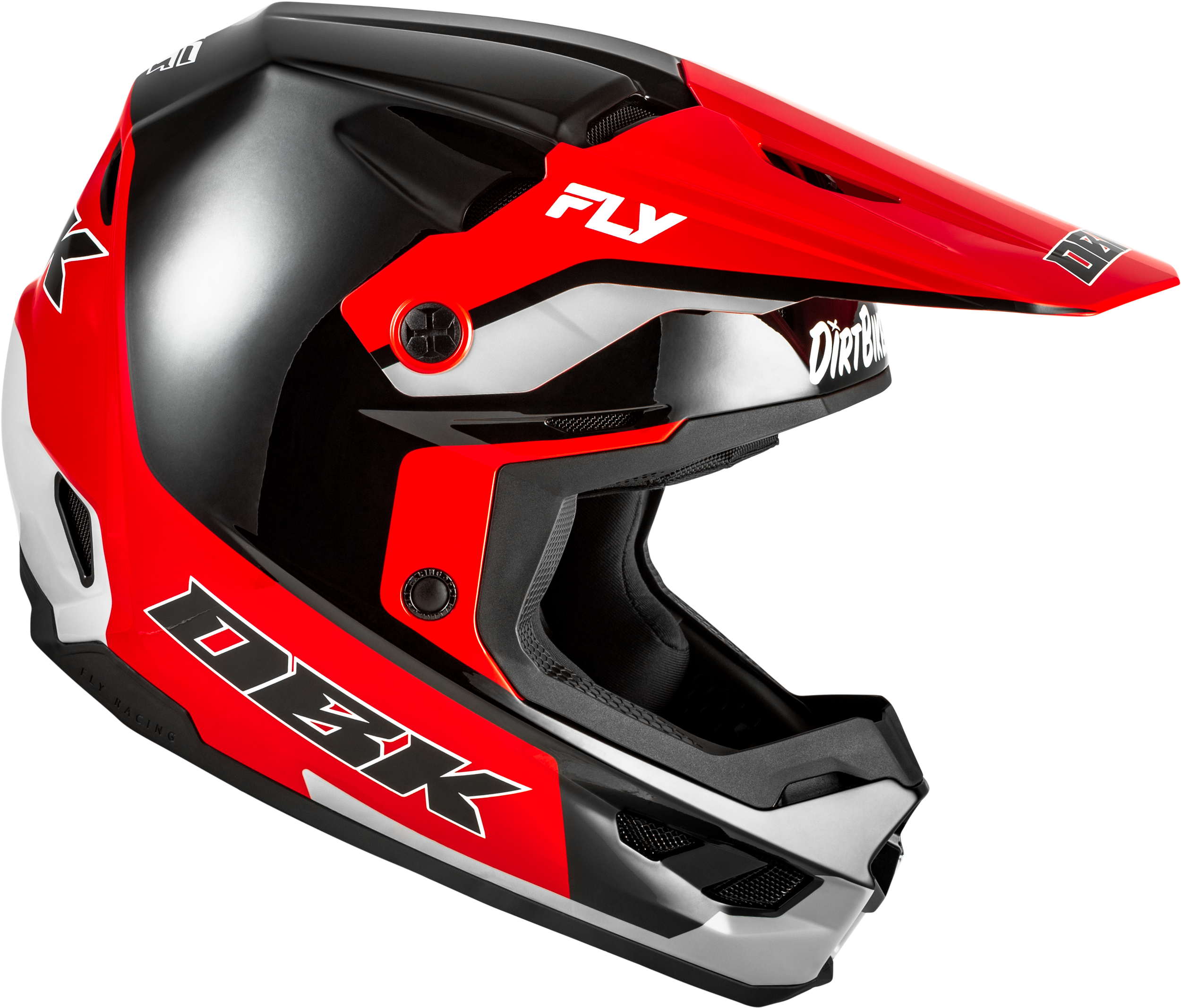 Kinetic Dbk Helmet Black/Red/Grey 2x