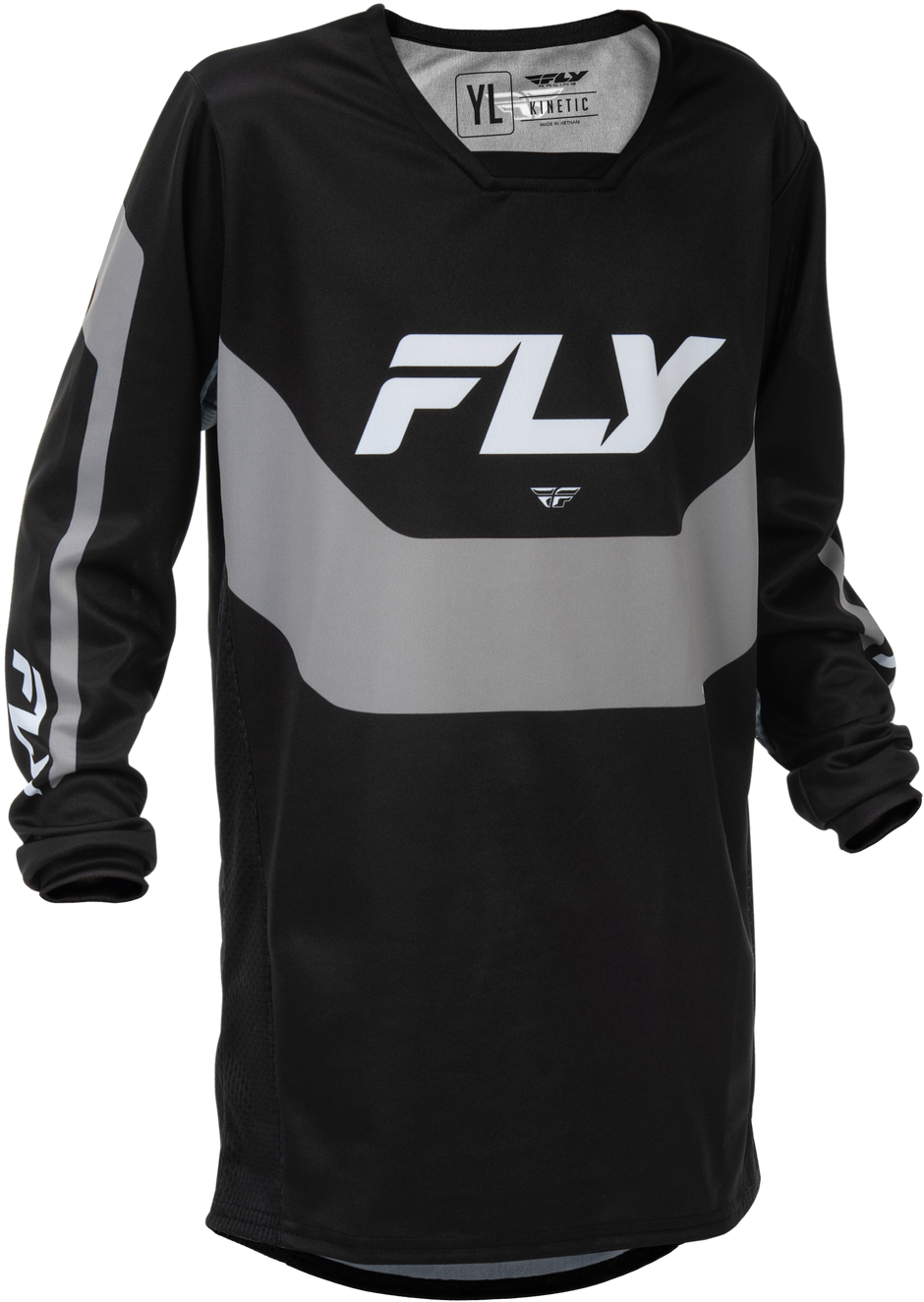 Youth Kinetic Jersey Black/Grey Yxl