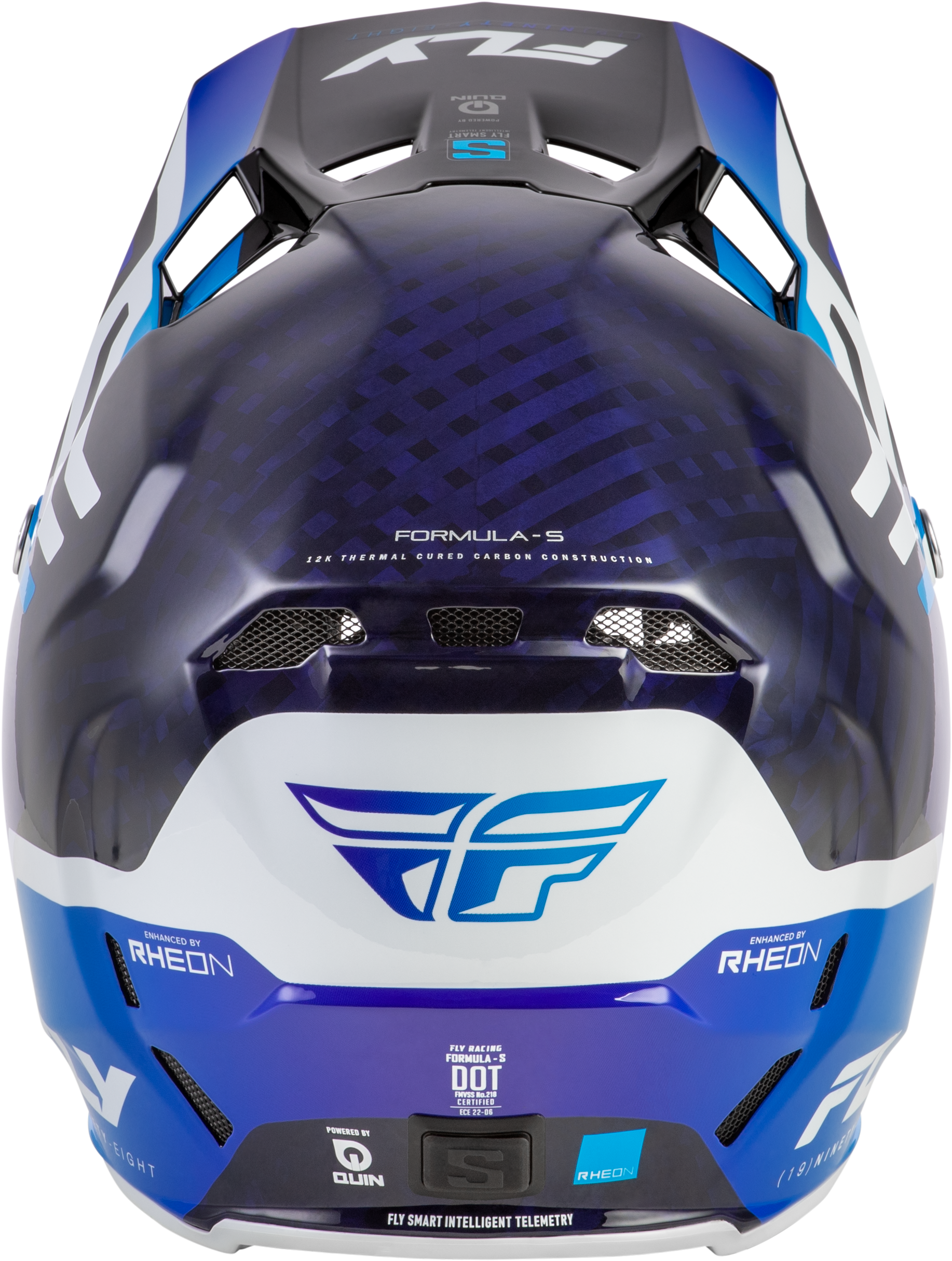 Formula S Carbon Byte Helmet Blue Carbon/Blue/White 2x