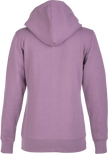 Women's Fly Corporate Zip Up Hoodie Mauve Xl