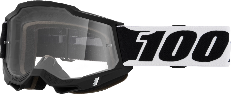Accuri 2 Goggle Blck001 Clear Lens