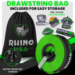 Rhino USA Recovery Tow Strap 4Inx30Ft (Green)