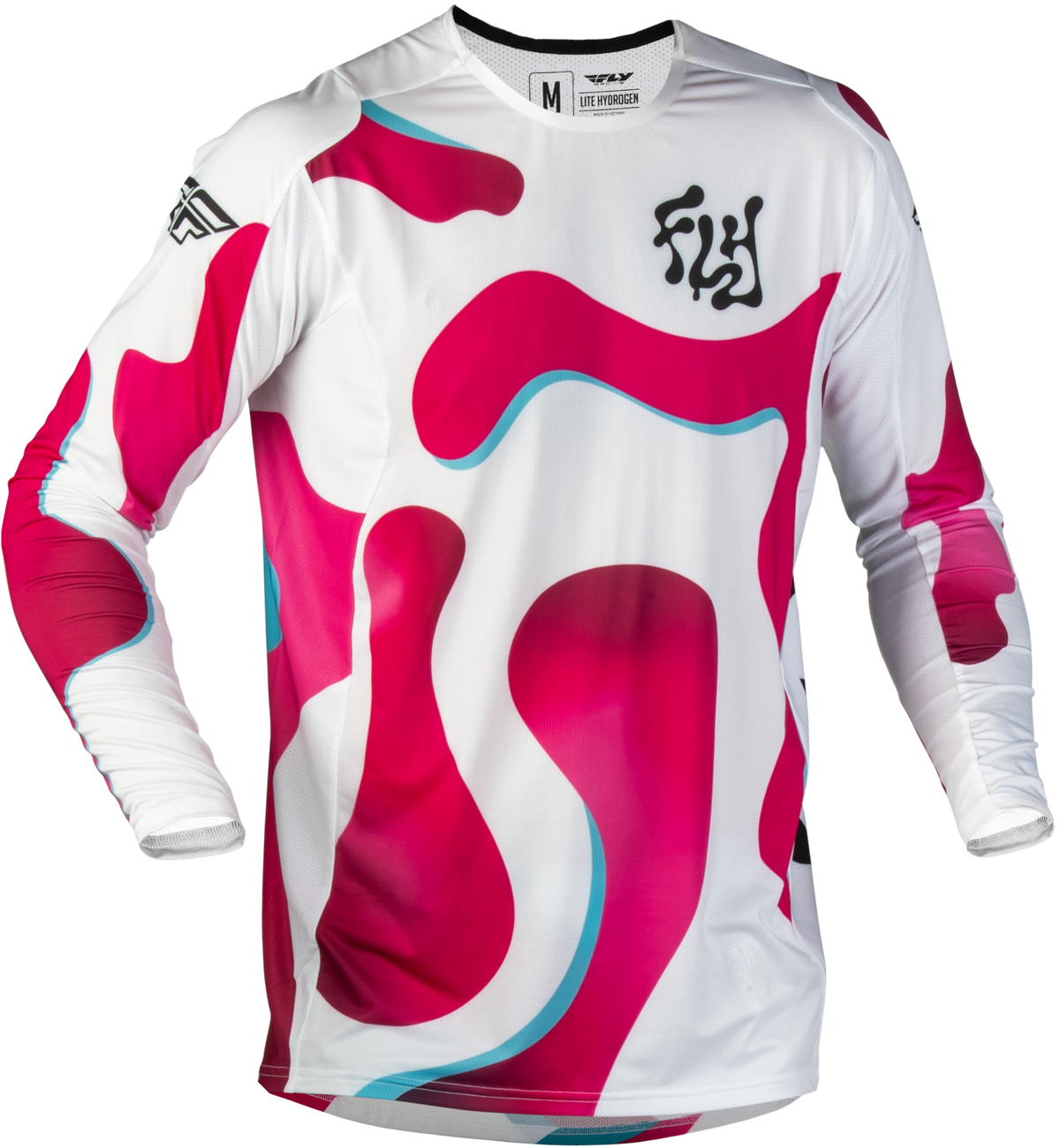 Lite Vibe Jersey White/Pink/Blue Md