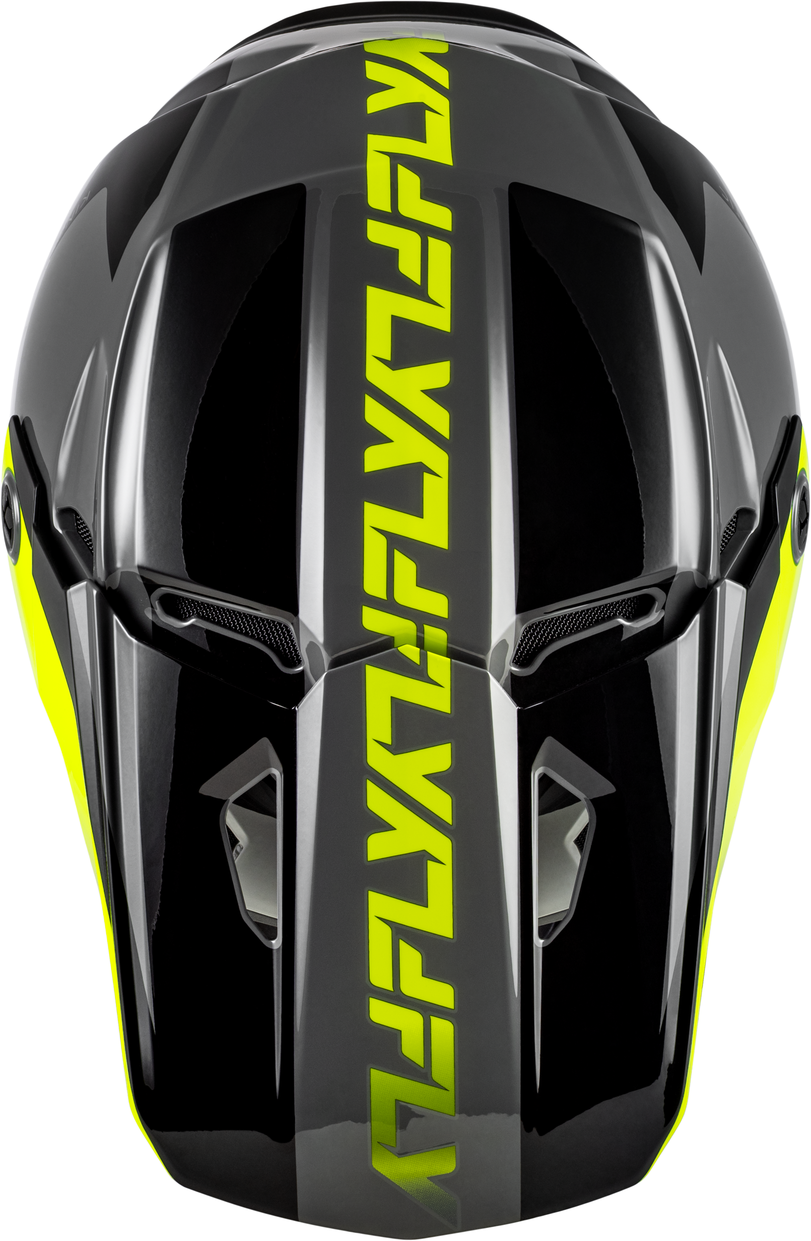 Kinetic Crest Helmet Grey/Black/Hi Vis 2x