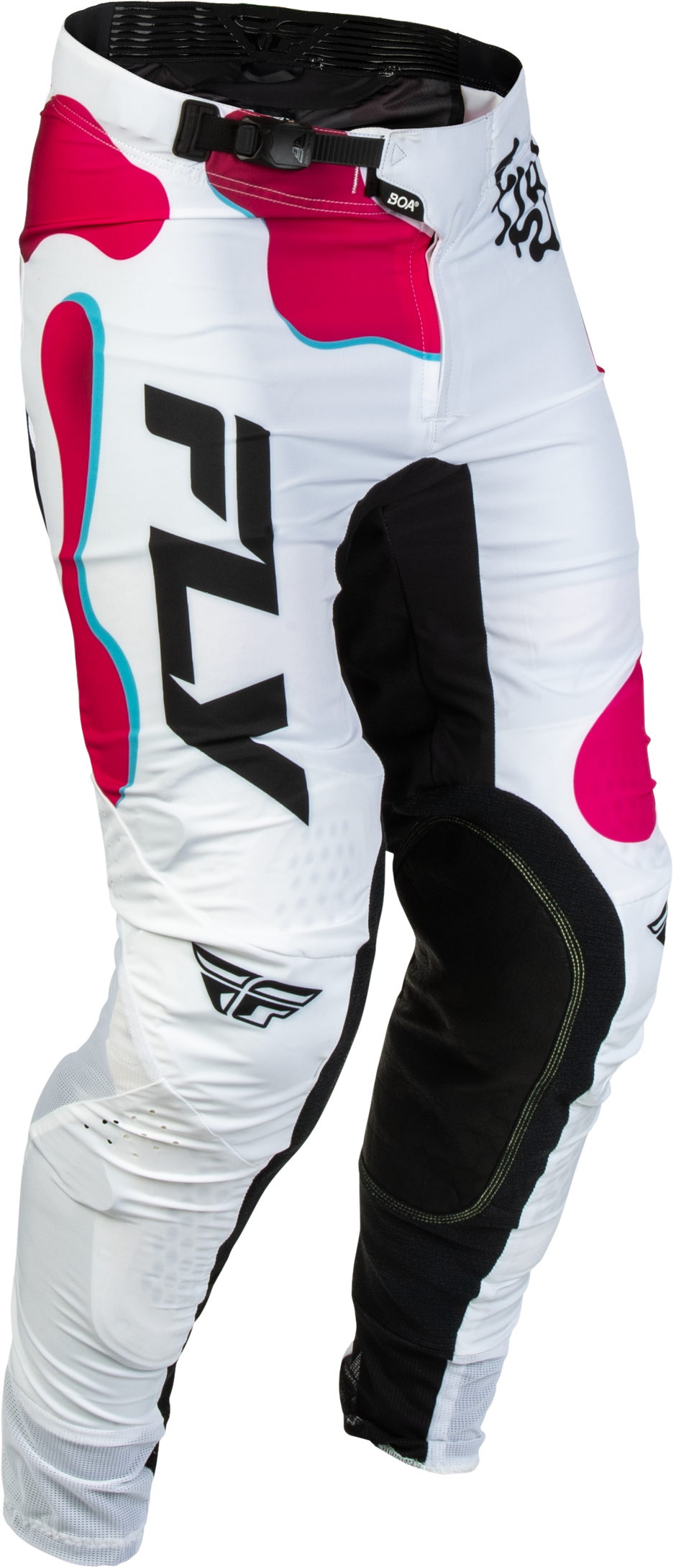 Lite Vibe Pants White/Pink/Blue Sz 38