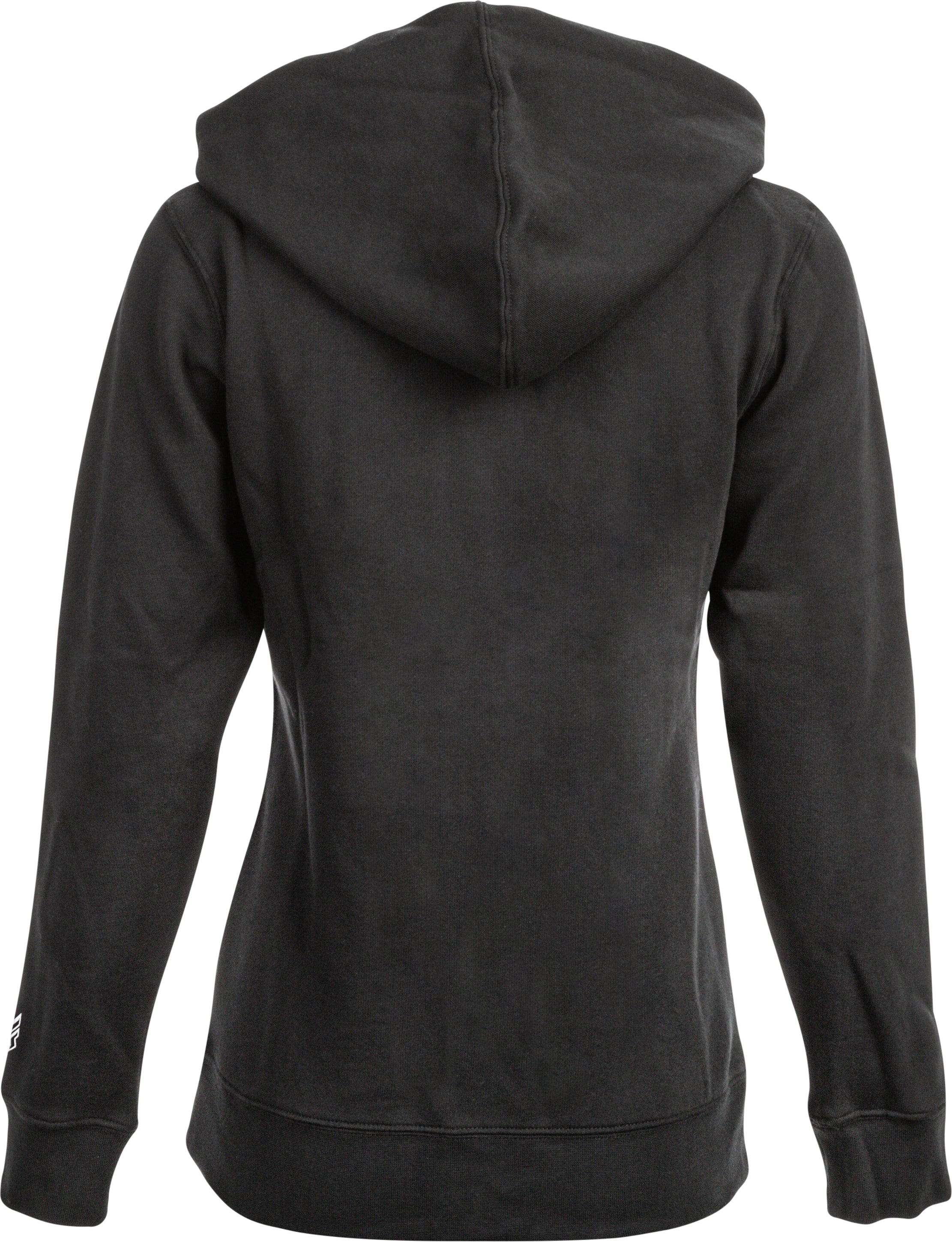 Women's Fly Corporate Zip Up Hoodie Black 2x