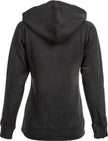 Women's Fly Corporate Zip Up Hoodie Black 2x