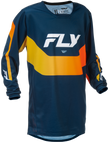 Youth Kinetic Jersey Navy/Orange Yl