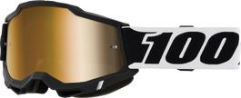 Accuri 2 Goggle Blck001 True Gold Mirror Lens