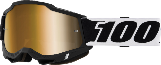 Accuri 2 Goggle Blck001 True Gold Mirror Lens