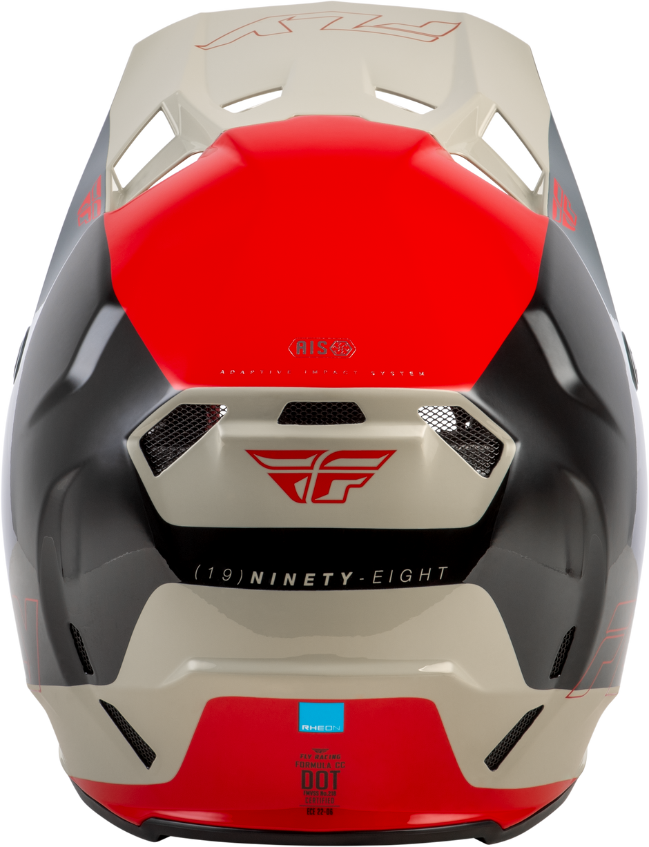 Formula Cc Glide Helmet Black/Red/Grey 2x