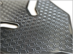 Ultra Thin Tank Pad Hexagons Black