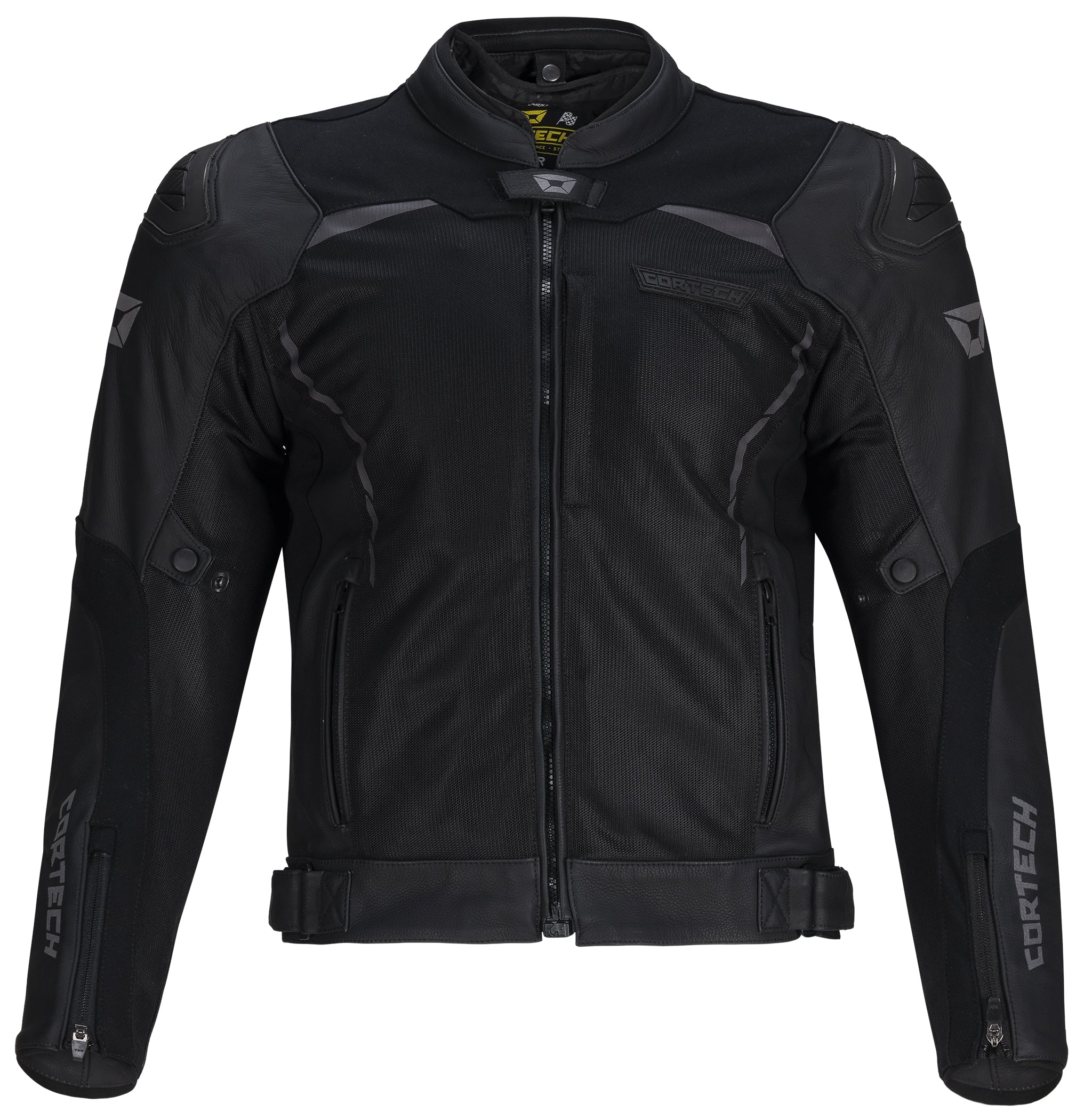 VADER LEATHER JKT BLK LRG