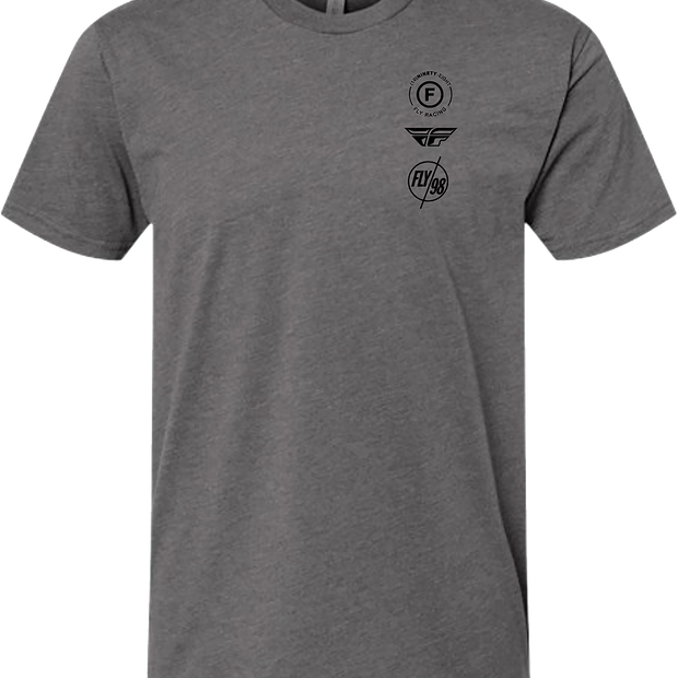 Fly Atom Tee Gunmetal Heather Xl