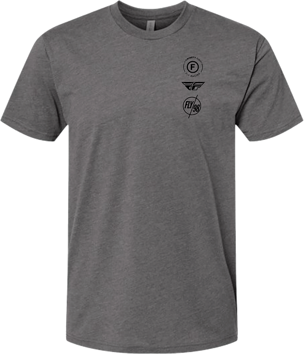 Fly Atom Tee Gunmetal Heather Xl