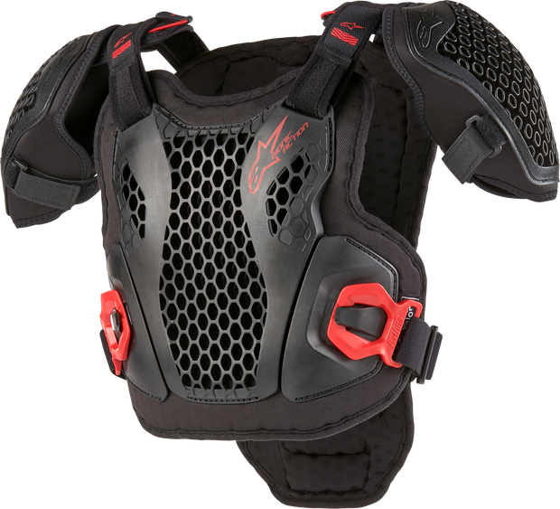 Bionic Action Youth Chest Protector Blk/Red Sm/Md