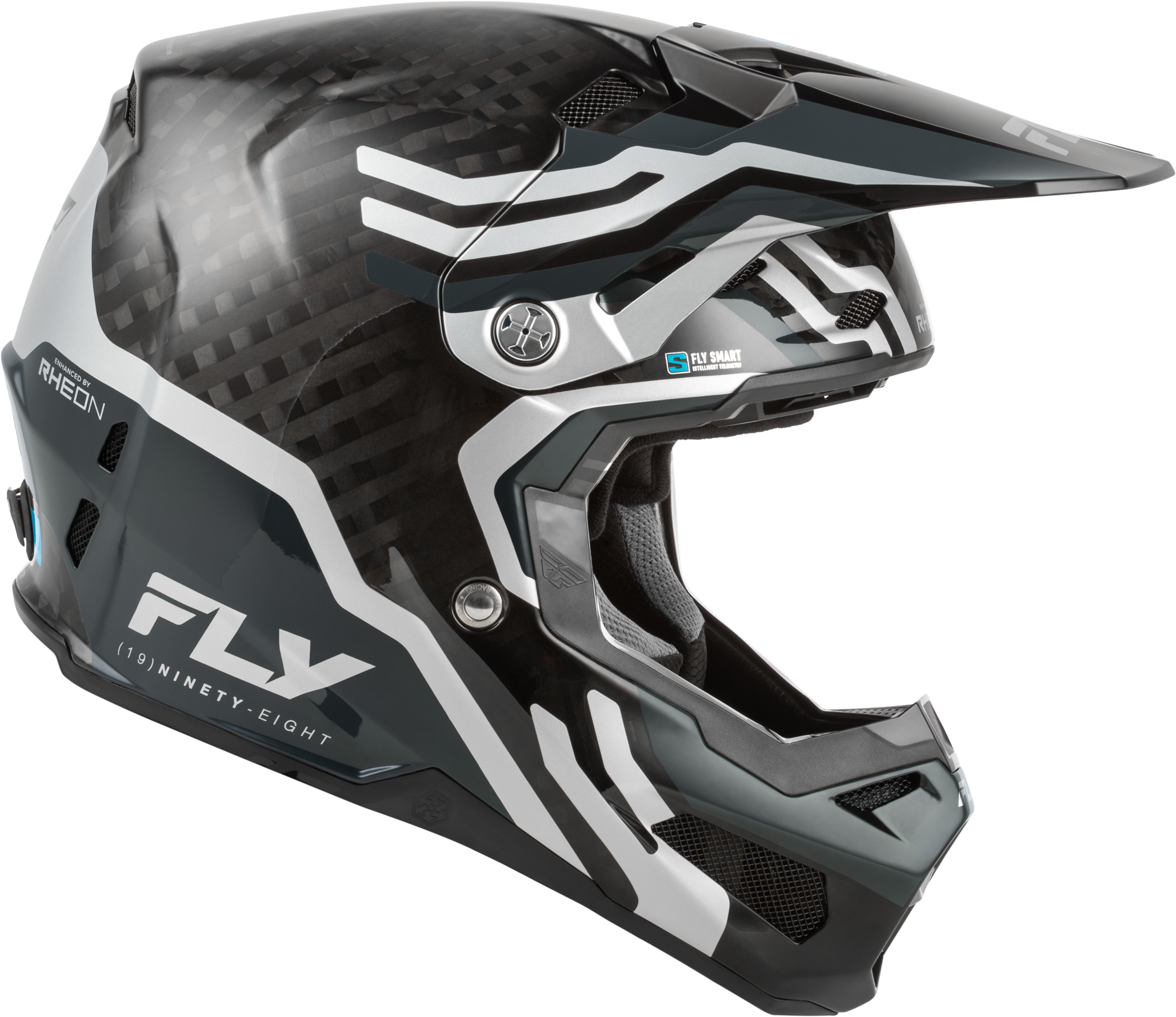 Formula S Carbon Byte Helmet Black Carbon/Grey/Silver 2x