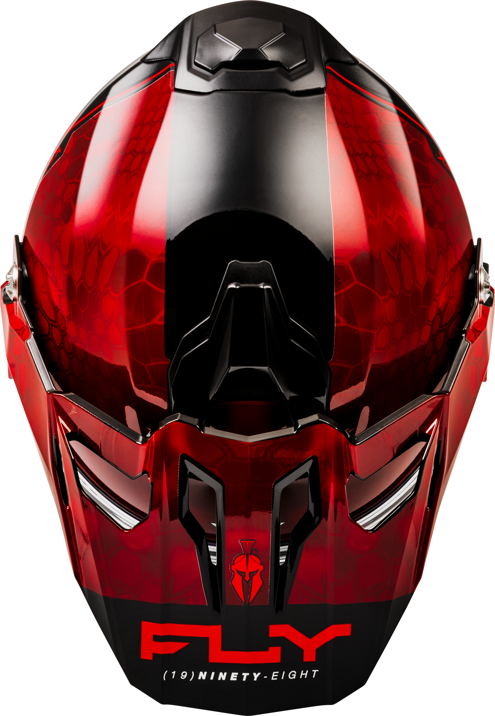 Trekker Cw Conceal Helmet Elec Shld Red/Black 2x
