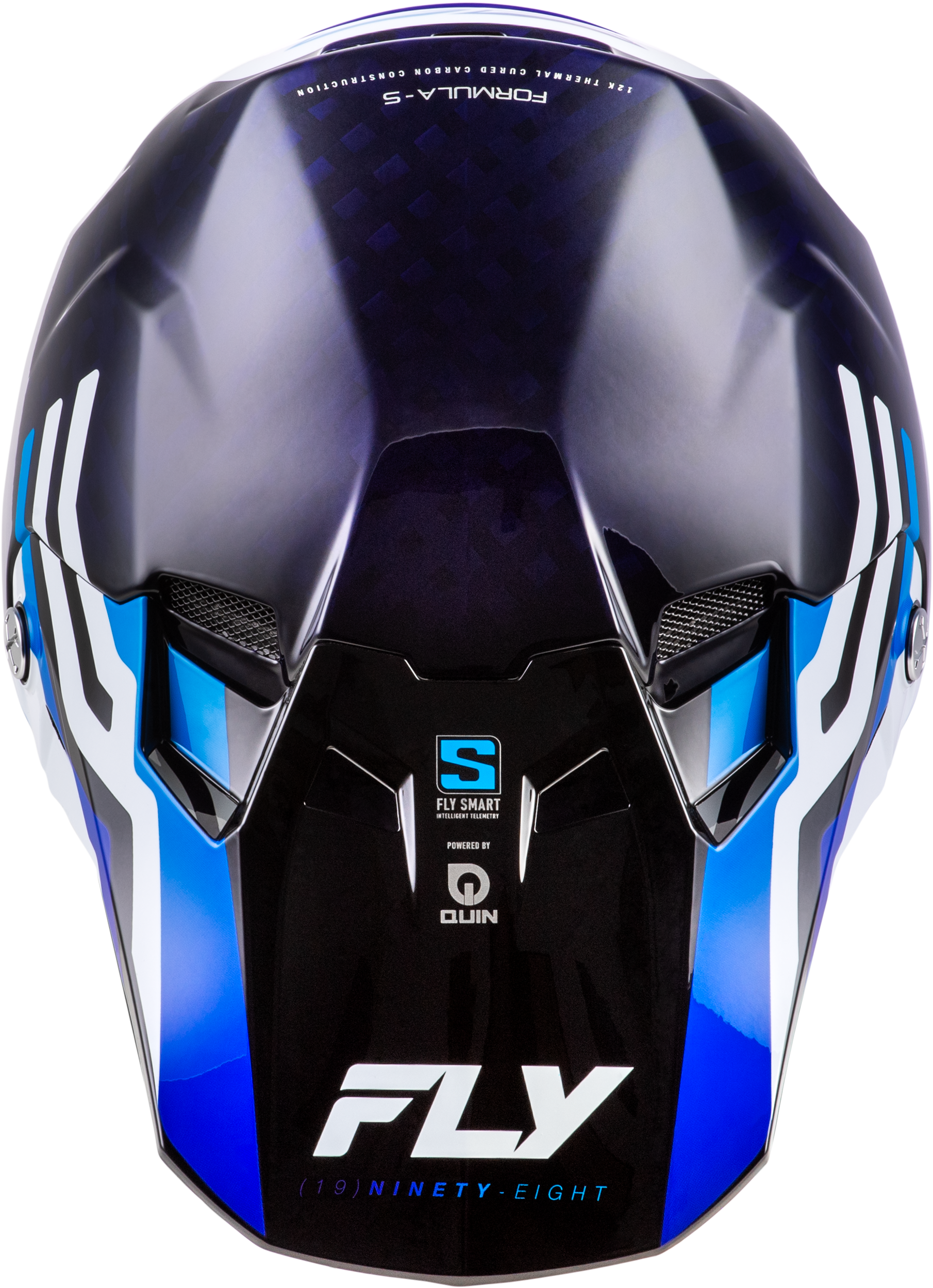 Formula S Carbon Byte Helmet Blue Carbon/Blue/White 2x