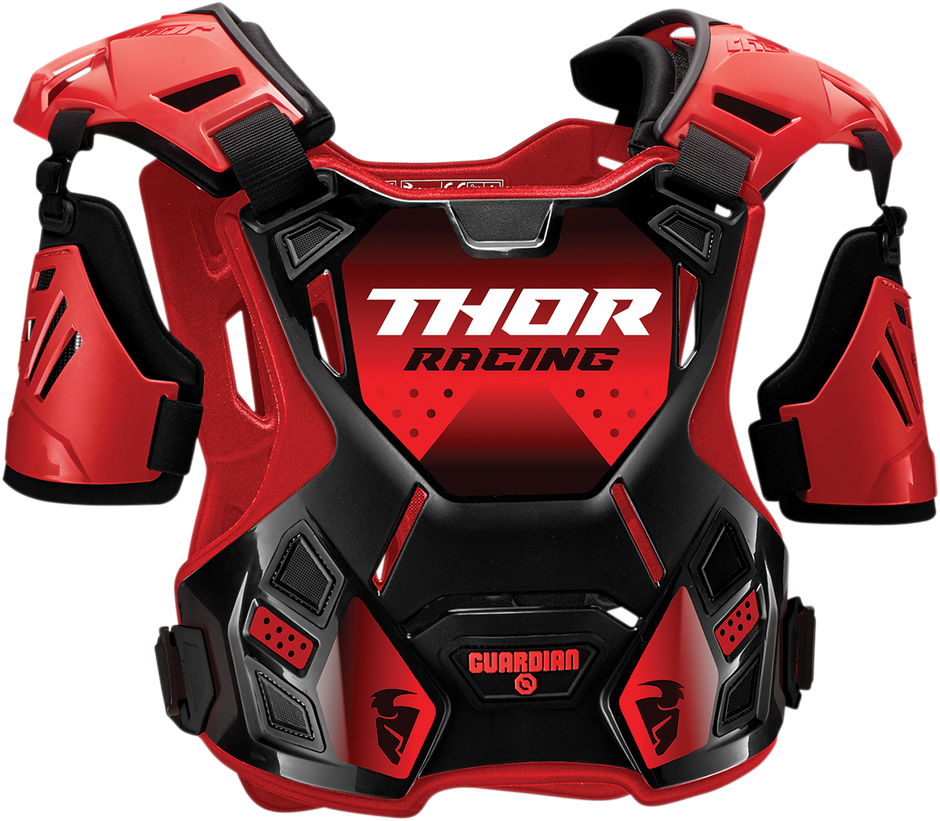 THOR Youth Guardian Roost Deflector - Red/Black - 2XS/XS 2701-0968