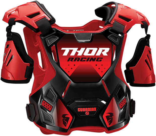 THOR Youth Guardian Roost Deflector - Red/Black - 2XS/XS 2701-0968